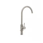 Смеситель для кухни Mixxus SUS-011 из нержавеющей стали SUS304 с высоким поворотным изливом (SS0001)