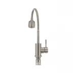 Смеситель для кухни MIXXUS SUS 011 из нержавеющей стали с гибким изливом (SS0006)