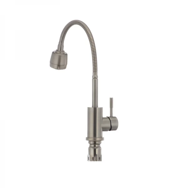 Кухонный смеситель с гибким изливом Mixxus SUS 011 (SS0006)