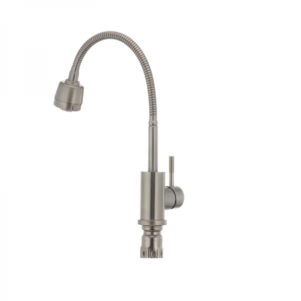 Кухонный смеситель с гибким изливом Mixxus SUS 011 (SS0006)