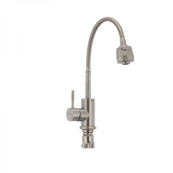 Кухонный смеситель с гибким изливом Mixxus SUS 011 (SS0006)