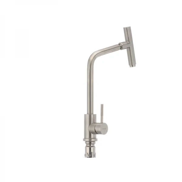 Кухонный смеситель с поворотным аэратором Mixxus SUS 017 (SS0009)