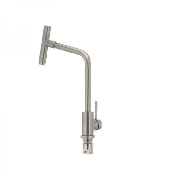 Кухонный смеситель с поворотным аэратором Mixxus SUS 017 (SS0009)