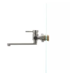Смеситель для кухни MIXXUS SUS-005 из нержавеющей стали настенный (SS0010)