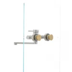 Смеситель для кухни MIXXUS SUS-005 из нержавеющей стали настенный (SS0010)