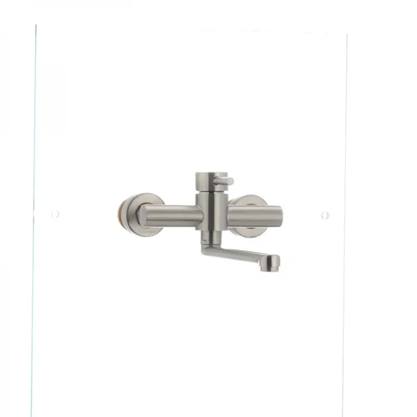Смеситель для кухни MIXXUS SUS-005 из нержавеющей стали настенный (SS0010)