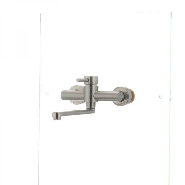 Смеситель для кухни MIXXUS SUS-005 из нержавеющей стали настенный (SS0010)