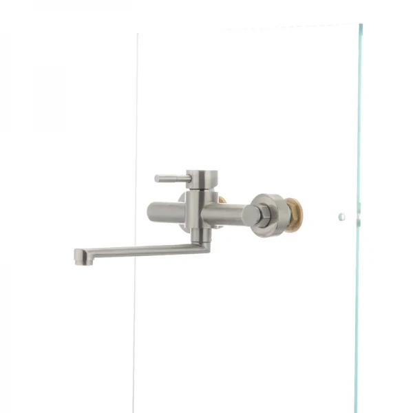 Смеситель для кухни MIXXUS SUS-005 из нержавеющей стали настенный (SS0010)