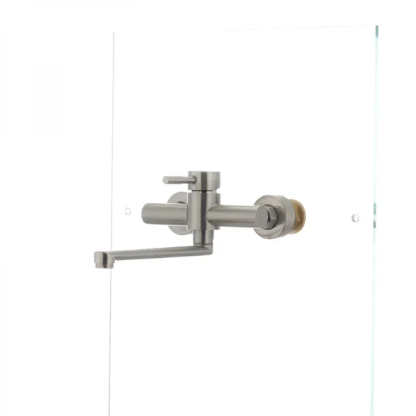 Смеситель для кухни MIXXUS SUS-005 из нержавеющей стали настенный (SS0010)