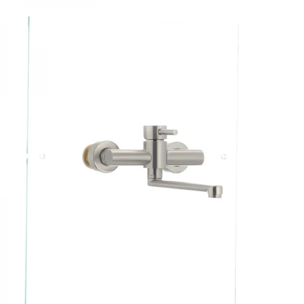 Смеситель для кухни MIXXUS SUS-005 из нержавеющей стали настенный (SS0010)