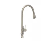 Кухонный смеситель с выдвижной лейкой Mixxus SUS 014-B (SS0023)