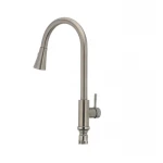 Кухонный смеситель с выдвижной лейкой Mixxus SUS 014-B (SS0023)