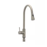 Кухонный смеситель с выдвижной лейкой Mixxus SUS 014-B (SS0023)