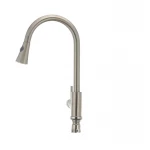 Кухонный смеситель с выдвижной лейкой Mixxus SUS 014-B (SS0023)