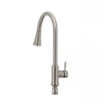 Кухонный смеситель с выдвижной лейкой Mixxus SUS 014-B (SS0023)