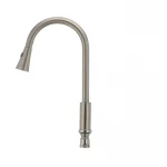 Кухонный смеситель с выдвижной лейкой Mixxus SUS 014-B (SS0023)