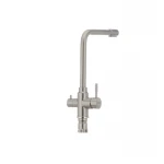 Змішувач для кухні Mixxus SUS-021 з нерж. сталі SUS304 з вих. для питної води (SS0024)