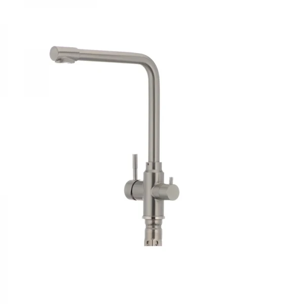 Змішувач для кухні Mixxus SUS-021 з нерж. сталі SUS304 з вих. для питної води (SS0024)