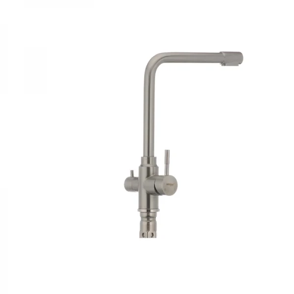 Змішувач для кухні Mixxus SUS-021 з нерж. сталі SUS304 з вих. для питної води (SS0024)