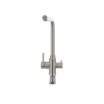 Змішувач для кухні Mixxus SUS-021 з нерж. сталі SUS304 з вих. для питної води (SS0024)