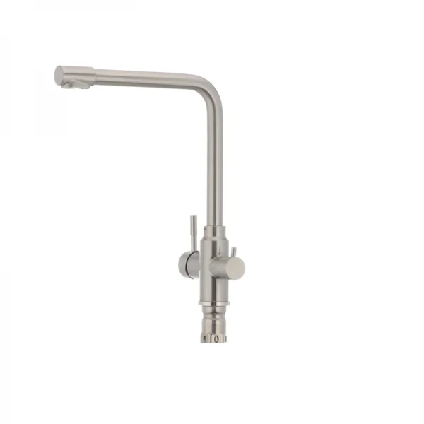 Змішувач для кухні Mixxus SUS-021 з нерж. сталі SUS304 з вих. для питної води (SS0024)