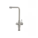 Змішувач для кухні Mixxus SUS-021 з нерж. сталі SUS304 з вих. для питної води (SS0024)