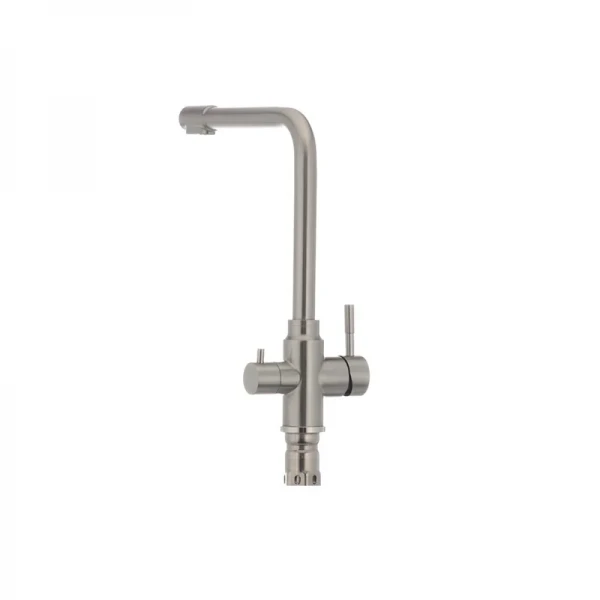 Змішувач для кухні Mixxus SUS-021 з нерж. сталі SUS304 з вих. для питної води (SS0024)