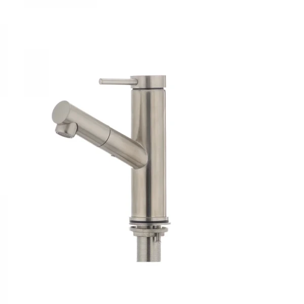 Смеситель для умывальника с выдвижной лейкой Mixxus DAX-001 (SS0035)