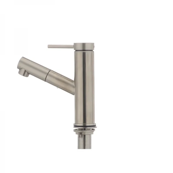 Смеситель для умывальника с выдвижной лейкой Mixxus DAX-001 (SS0035)