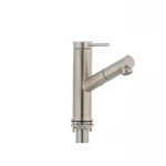 Смеситель для умывальника с выдвижной лейкой Mixxus DAX-001 (SS0035)