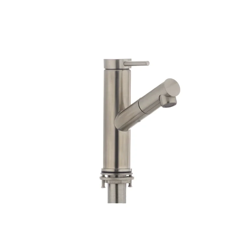 Змішувач для умивальника з висувною лійкою Mixxus DAX-001 (SS0035)