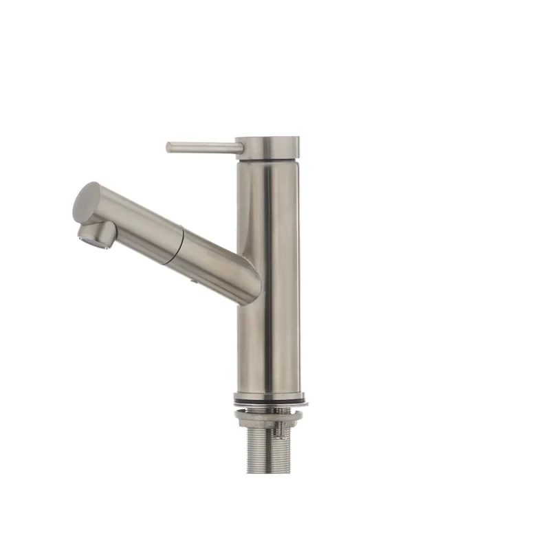 Змішувач для умивальника з висувною лійкою Mixxus DAX-001 (SS0035)