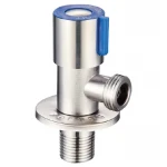 Кран для подключения сантехприборов 1/2x1/2 Mixxus VAL-01 синий (нерж. сталь) (SS0048)