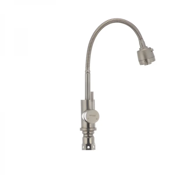 Смеш. для кухни Mixxus SUS-011 Reflector с рефлект.выливом из нерж. стали SUS304 (SS2797)