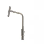 Смеситель для кухни с вращающимся изливом Mixxus SUS-017 из нерж. стали SUS304 (SS2813)