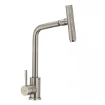 Смеситель для кухни с вращающимся изливом Mixxus SUS-017 из нерж. стали SUS304 (SS2813)