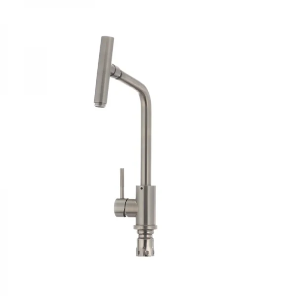 Смеситель для кухни с вращающимся изливом Mixxus SUS-017 из нерж. стали SUS304 (SS2813)