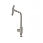 Смеситель для кухни с вращающимся изливом Mixxus SUS-017 из нерж. стали SUS304 (SS2813)