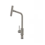 Смеситель для кухни с вращающимся изливом Mixxus SUS-017 из нерж. стали SUS304 (SS2813)