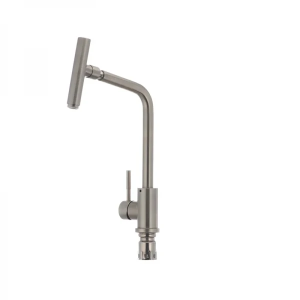 Смеситель для кухни с вращающимся изливом Mixxus SUS-017 из нерж. стали SUS304 (SS2813)