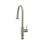 Смеситель для кухни Mixxus SUS-014-A с выдвижной лейкой из нерж. стали SUS304 (SS2815)