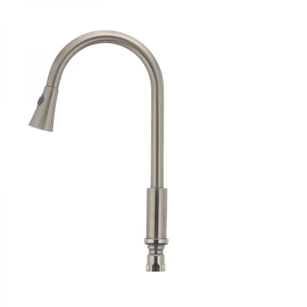 Смеситель для кухни с выдвижной лейкой Mixxus SUS-014-B из нерж. стали SUS304 (SS2816)