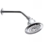 Стельова лійка для душу STORM SH-31-F10M5-LED-SET хромована з LED-підсвічуванням, 5 режимів (ST0019)