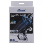 Верхній душ Storm SH-32-F10-LED-SET вбудований хромований з LED-підсвіткою (ST0020)