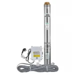 Насос скважинный центробежный + пульт Taifu 4STM 8/23+2M Н=145м, Q=10,8м3, P=3000Вт, каб.2м, 1,5