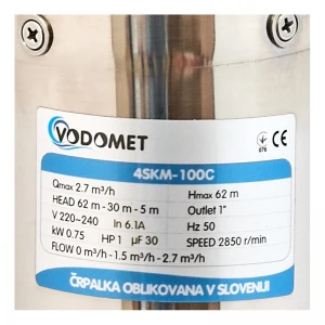 Насос скважинный вихревой Vodomet 4SKM-100C (VO4174)