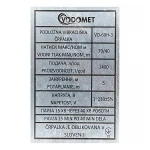 Вибрационный насос Vodomet VD-60H-3 двоклапан. нижний забор (VO4176)