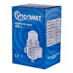 Контроллер давления Vodomet VDS-3 электронный для насоса до 1,1 кВт, угловой 1", с кабелем (VO4201)