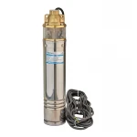 Насос вихревой скважинный Vodomet 4SKM-100-20 Н=62М, Q=2,7кбМ, P=0,75кВт, встр. конденс.20м каб.(VO4301)