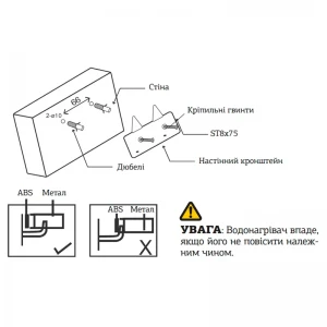 Водонагреватель "Над мойкой" Mixxus EWH-0506 Small Over накопитель. 6 л, мокр.тен 1,5 kW (WH0020)